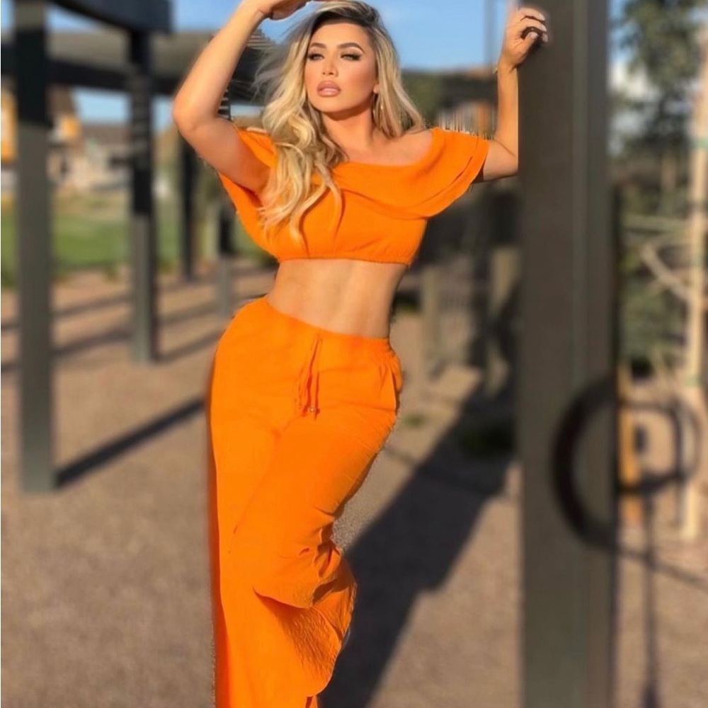 Orange 2 Piece SET